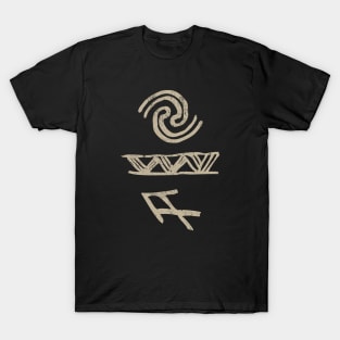 Ancient Hawaiian Symbols 1 by Buck Tee T-Shirt